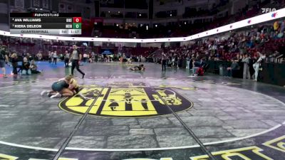 125 lbs Quarterfinal - Kiera DeLeon, Meridian vs Ava Williams, Bishop Kelly