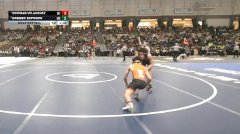120-2A/1A Quarterfinal - Esteban Velasquez, Easton vs Dominic Esposito, Long Reach High School