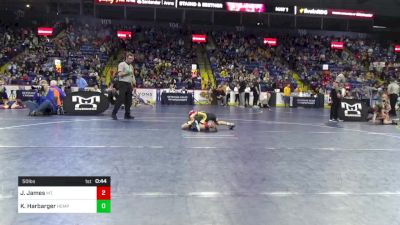 50 lbs Consy 2 - Joseph James, Mt. Pleasant vs Kaden Harbarger, Hempfield