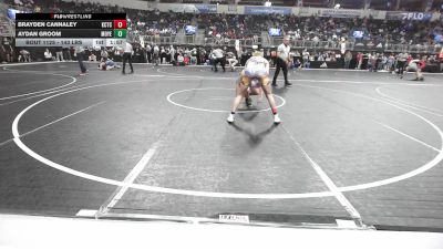 143 lbs Quarterfinal - Brayden Cannaley, Kctc vs Aydan Groom, Moyer Elite
