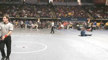 D 2 190 lbs Champ. Round 2 - Carter Macha, Teurlings Catholic vs Markell Glasper, West Feliciana