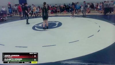 185 lbs Round 1 - Janiya Johnson, Iron Knights vs Elizabeth Howard, Bluff City Wrestling Club