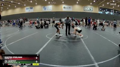 92 lbs Round 2 (6 Team) - Mo Worthy, Mat Assassins Black vs Hunter Steelman, Buxton