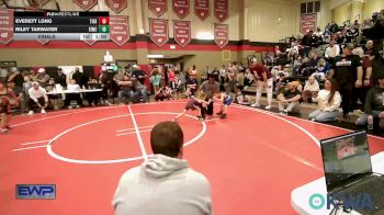 40 lbs Final - Everett Long, Tiger Trained Wrestling vs Riley Tarwater, Eufaula Ironheads Wrestling Club