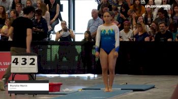 Myrelle Morin - Vault, Gymnix - 2019 Canadian Gymnastics Championships