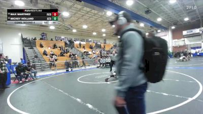 113 lbs Cons. Round 4 - Mickey Holland, Alta Loma vs Max Martinez, Patriot