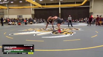 285 lbs Quarterfinal - Francesco Borsellino, West Liberty vs Logan Painter, Ohio Northern