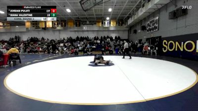 170 lbs Cons. Round 3 - Jordan Puluti, Cypress vs Siana Valentine, Liberty (Winchester)