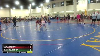 132 lbs Round 2 (6 Team) - Clayton Lowe, Ohio Titan Blue vs Sterling Weader, Team Nauman Orange