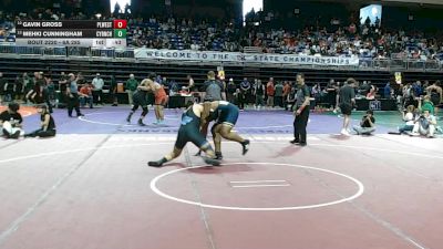 6A 285 lbs Cons. Round 1 - Gavin Gross, Plano West vs Mehki Cunningham, Cypress Ranch