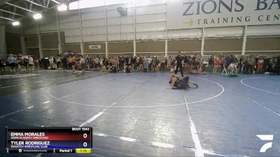 112 lbs 3rd Place Match - Emma Morales, Agon Academy Wrestling vs Tyler Rodriguez, Wasatch Wrestling Club