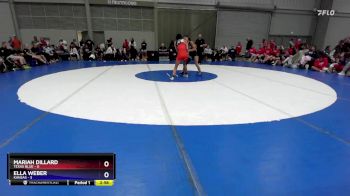 120 lbs Round 3 (8 Team) - Mariah Dillard, Texas Blue vs Ella Weber, Kansas