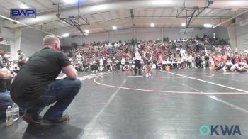 110 lbs Quarterfinal - Blaike Ivie, Salina Wrestling Club vs Miles Allen, Barnsdall Youth Wrestling