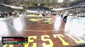 2A 160 lbs Cons. Round 1 - Austin Wilson, Hockinson vs Talon Willard-Suit, Burlington-Edison