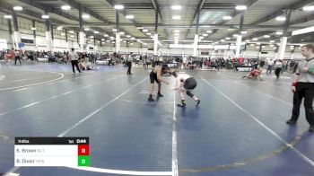 114 lbs 2nd Place - Simon Brown, No Team vs Brayden Dixon, Trybe