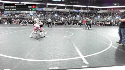 108 lbs Consi Of 8 #1 - Chase Cook, Macon vs Race Foster, Tahlequah Wrestling Club