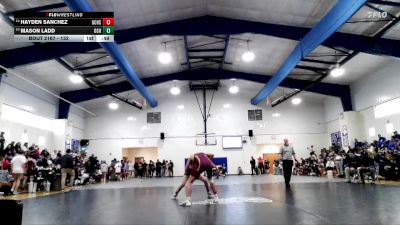 132 lbs Cons. Round 1 - Hayden Sanchez, George County High School vs Mason Ladd, Oak Grove HS