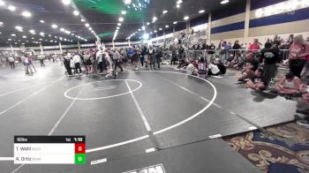 82 lbs Quarterfinal - Tyler Wahl, Gold Rush Wr Acd vs Ayden Ortiz, Bear Cave Wrestling