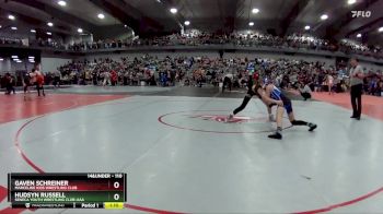 110 lbs Quarterfinal - Gaven Schreiner, Marceline Kids Wrestling Club vs Hudsyn Russell, Seneca Youth Wrestling Club-AAA
