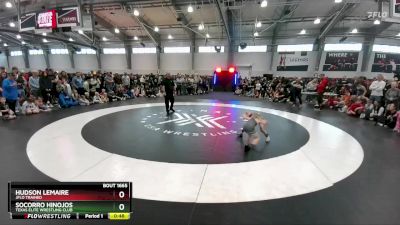 50 lbs 1st Place Match - Socorro Hinojos, Texas Elite Wrestling Club vs Hudson Lemaire, Jflo Trained