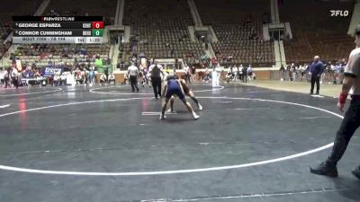 7A 144 lbs Quarterfinal - George Esparza, Central vs Connor Cunningham, Baker HS