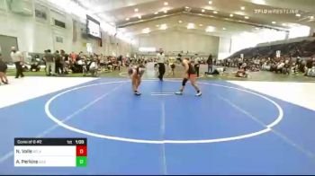 130 lbs Consi Of 8 #2 - Neida Valle, Atlas vs Amber Perkins, Silver State