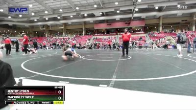 75 lbs Semifinal - Mackinley Wolf, Wolfpak vs Jentry Lyden, South Central Punishers