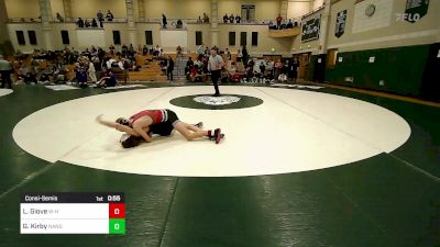 106 lbs Consolation - Lawson Giove, Whitman-Hanson vs Grayson Kirby, North Andover