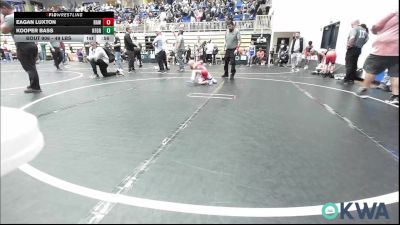 49 lbs Round Of 16 - Eagan Luxton, Raw Wrestling Club vs Kooper Bass, Kingfisher YellowJackets