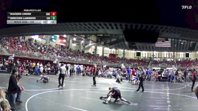 105 lbs Champ. Round 1 - Madsen Linder, Cozad Wrestling Club vs Brecken Lammers, League Of Heroes