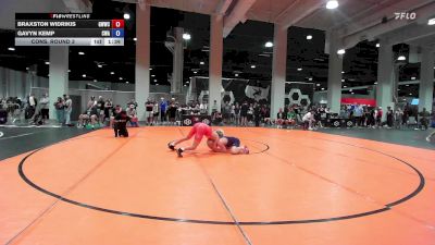 65 lbs Cons. Round 3 - Braxston Widrikis, Grandview Wolves Wrestling Club vs Gavyn Kemp, Contenders Wrestling Academy