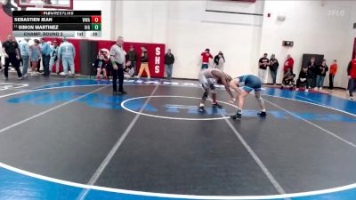 138 lbs Champ. Round 2 - Simon Martinez, Highland vs Sebastien Jean, Warren Wrestling Academy