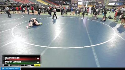 100-101 lbs Round 1 - Graem Keener, AL vs Jaydon LeNoble, WI