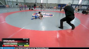 63 lbs Cons. Round 4 - Kayceon O`Bannon, FordDynastyWrestlingClub vs Myryn Phillips, Mat Rats Rebooted Wrestling