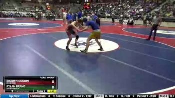 5A 138 lbs Cons. Round 1 - Rylan Brand, Sheridan High vs Bradyn Goodin, Beebe High
