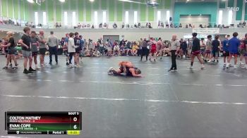 106 lbs Round 3 (4 Team) - Evan Cope, Charlotte Vikings vs Colton Mathey, Pasco Wolfpack