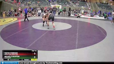 144 lbs Semifinal - Tayva Forman, North Lake Wrestling vs Nichole Buxton, Scappoose