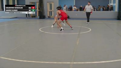 149 lbs Champ. Round 3 - Andre Flores, Northern Oklahoma College-Tonkawa vs Celestino Gonzales, Western Colorado University