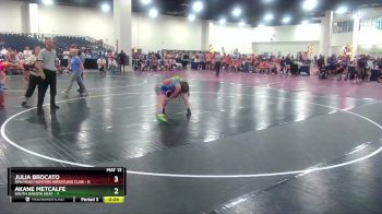 125 lbs Round 1 (8 Team) - Zoe Fisher, Team STL Green vs Jordyn Campbell, Nebraska Marvels