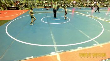 70 lbs Quarterfinal - Lucas Saavedra, WolfPack Wrestling Academy vs Archer Lopez, Black Fox Academy