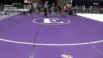 110 lbs Consolation - Padraic Fite, Hatboro vs Julian Fortunato, Colts Neck