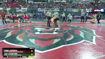 G - 165 lbs Quarterfinal - Lexi Lunceford, Powell Co. (Deer Lodge) (Girls) vs Torie Jamieson, Billings Senior High School (Girls)