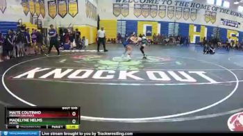 100 lbs Quarterfinal - Madelyne Helms, McKeel vs Maite Coutinho, Freedom (Orlando)