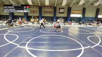 157 lbs Champ. Round 1 - Max Landrum, Belmont Abbey vs Wyatt Spencer, Bluefield State