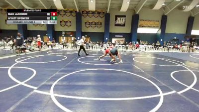 157 lbs Champ. Round 1 - Max Landrum, Belmont Abbey vs Wyatt Spencer, Bluefield State
