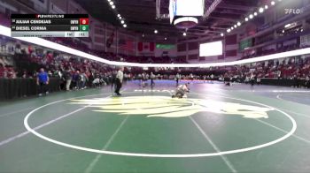 120 lbs Cons. Round 2 - Diesel Cornia, Owyhee vs Julian Cendejas, Owyhee