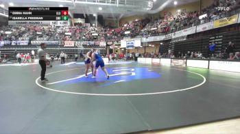 235 lbs Champ. Round 1 - Isabella Freeman, St.Marys Hs vs Emma Hahn, Ellinwood HS