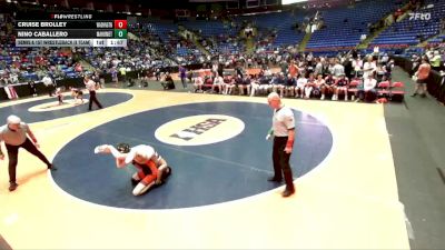 157 lbs Semis & 1st Wrestleback (8 Team) - Nino Caballero, Mahomet (M.-Seymour) vs Cruise Brolley, Washington