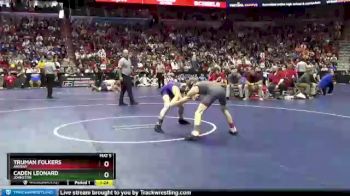 3 lbs Quarterfinal - Truman Folkers, Ankeny vs Caden Leonard, Johnston