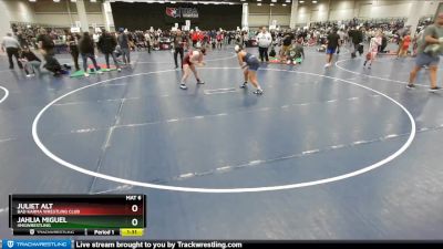 155 lbs Semifinal - Jahlia Miguel, 4MGWRESTLING vs Juliet Alt, Bad Karma Wrestling Club